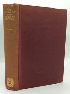 THE PSYCHOLOGY AND ETHICS OF SPINOZA - David Bidney - 1940 1st ed - philosophy - Picture 1 of 4