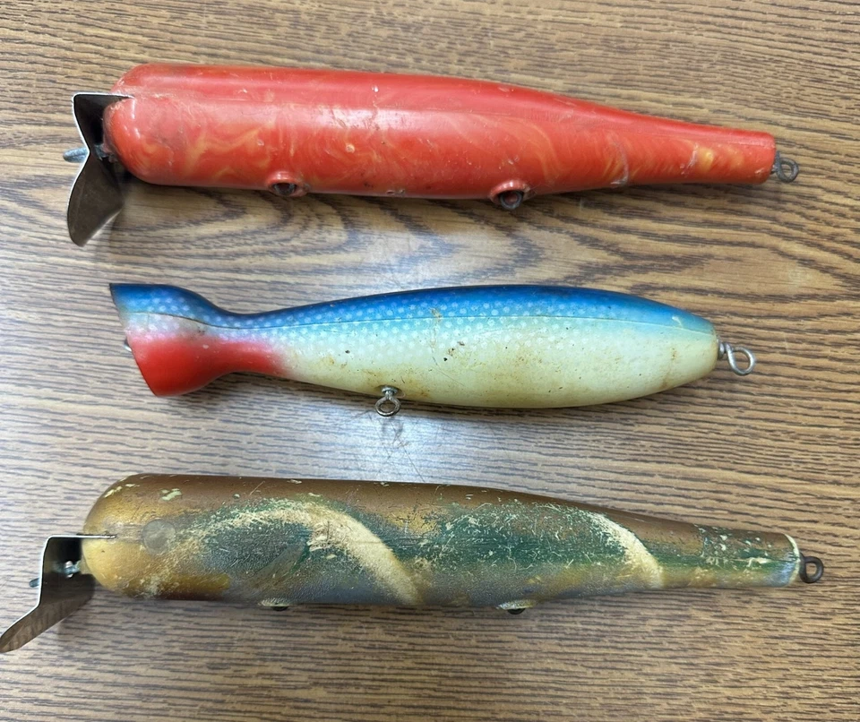 Vinatge Lures ATOM A40 金属唇和波普尔 — 第 1/1 张图片