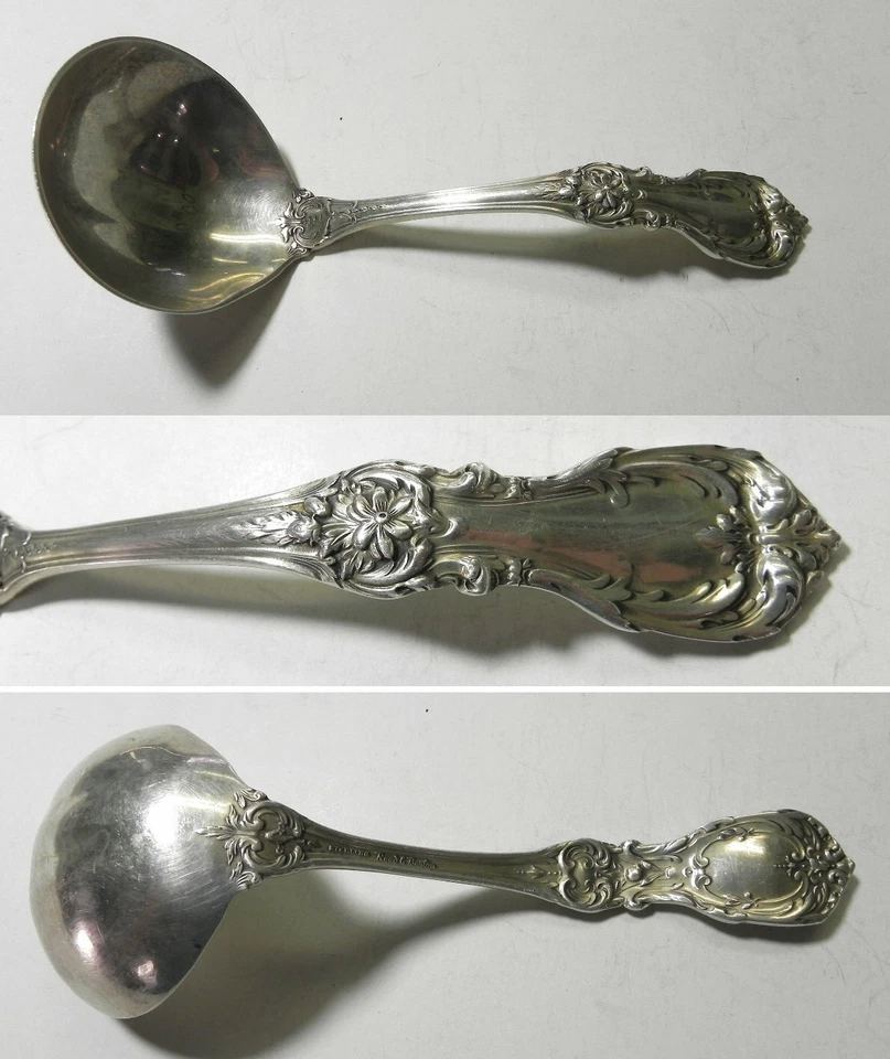 Cucharón de salsa Reed & Barton Borgoña 1949 plata de ley 6-1/2" Foto 1 de 1