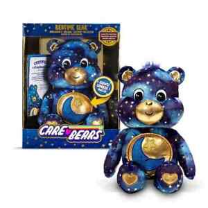 Care Bears Beedtime Bear édition limitée 14 pouces jouet doux marine/or - neuf dans sa boîte