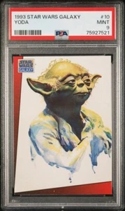 1993 Topps Star Wars Galaxy #10 YODA  PSA 9 - Picture 1 of 2