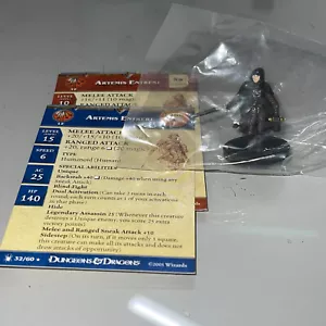 Dungeons & Dragons D&D Miniatures Underdark ARTEMIS ENTRERI #32 DRIZZT EPIC - Picture 1 of 1