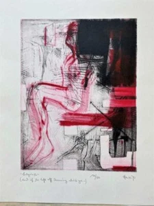 Henze, Rainer: Laberinto. Grabado de color original. Firmado numerado - Imagen 1 de 1