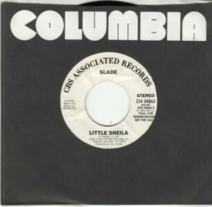 SLADE - LITTLE SHEILA - PROMO 45 - GREAT SHAPE - Picture 1 of 2