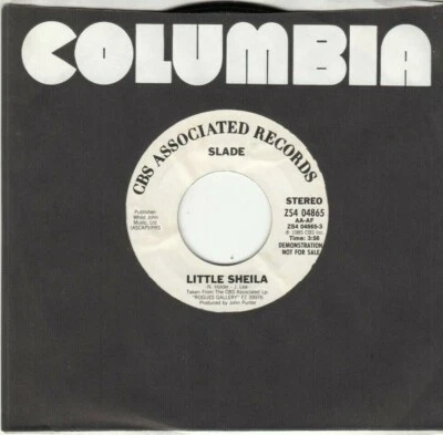 SLADE - LITTLE SHEILA - PROMO 45 - GREAT SHAPE - Image 1 of 2