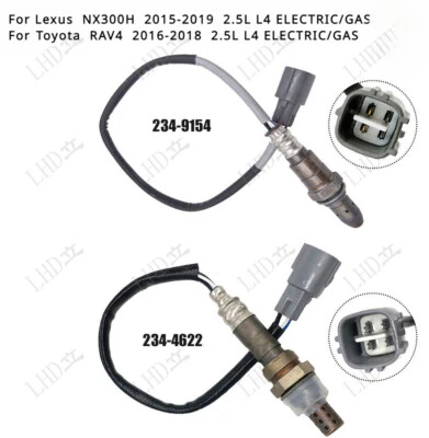 2 датчика кислорода для Toyota RAV4 2016-18 Lexus NX300h 2015-2019 вверх и вниз по течению ~ - Изображение 1 из 4