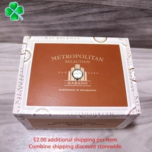Metropolitan Gordito Habano Empty Wood Cigar Box 6" x 4.5" x 2.25" - Picture 1 of 9