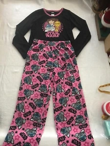 STAR WARS PYJAMA GIRLS 2 PC PJ SET SIZE LARGE - Picture 1 of 4