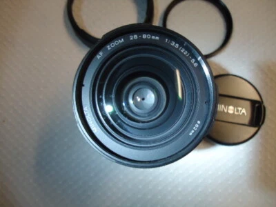Minolta AF Zoom 28-80 mm 1:3.5 (22) - 5.6  Macro Lens For 35mm Film Camera - Image 1 of 4