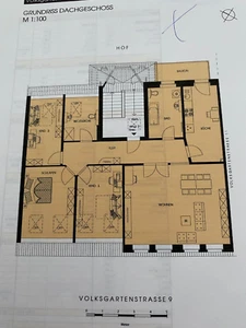 Großartige Dachgeschoss-Wohnung in der Messestadt - Bild 1 von 12
