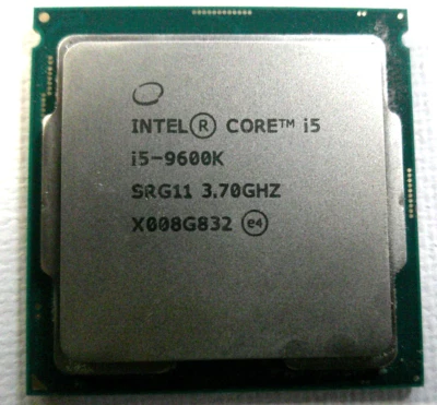 Intel Core i5-9600K 9th Gen SRG11 3.7GHz 6-Core LGA1151 Processor CPU. - Image 1 of 4