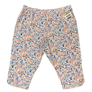 Duluth Trading Armachillo Cooling Sleep Capris Womens Sz 3x Cropped Butterfly - Picture 1 of 8