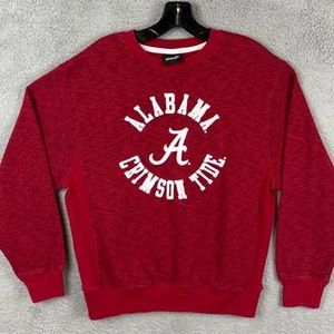 Gen 2 Alabama Crimson Tide Heather Red Crew Neck Sweatshirt Girls Size L - Picture 1 of 9