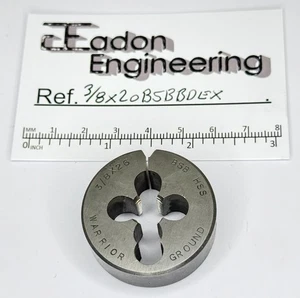 3/8" x 26tpi BSB (British Standard Brass) Button Die, HSS. By top brands. - Picture 1 of 6