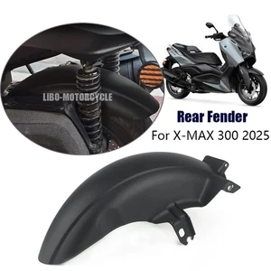 Rear Mudguard Fender Extender Splash Guard Cover Black For YAMAHA XMAX 300 2025 - Picture 1 of 8