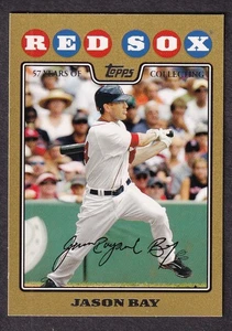 2008 Topps baseball card #UH216 Boston Red Sox Jason Bay gold 0234/2008 - Picture 1 of 2