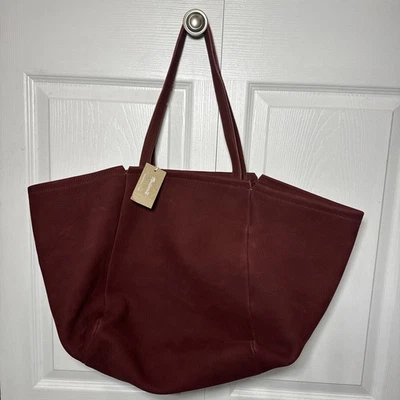 Bolso de Mano Madewell de Cuero Grande Color Pinot Noir Nuevo con Etiquetas B17 Foto 1 de 3