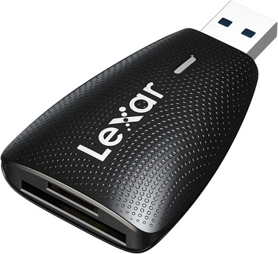 Lexar Multi-Card 2-in-1 USB 3.1 Reader, Works with SD and microSD Cards Black  - Image 1 of 4