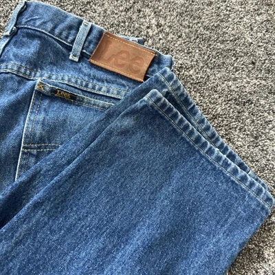 Vtg 90s Lee Jeans 36x32 Light Denim Riders Bootcut Straight Leg Classic USA - Image 1 of 4