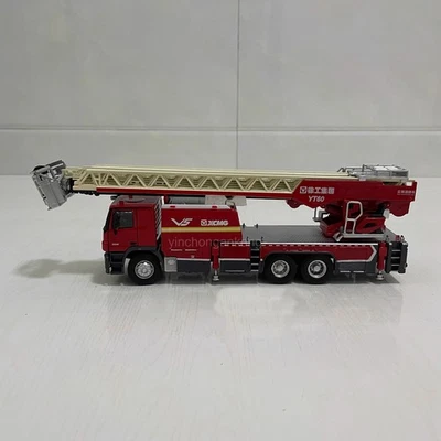 1:50 Mercedes-Benz XCMG YT60 Aerial Ladder Fire Truck Alloy Model - Image 1 of 4