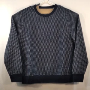 J. Crew Mens Rugged Merino Wool Sweater Size XL Birdseye Crewneck Preppy - Picture 1 of 7