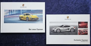 PORSCHE Cayman R Hardcover Prospekt 10.2012  dazu der Prospekt "Exclusive" - Picture 1 of 7