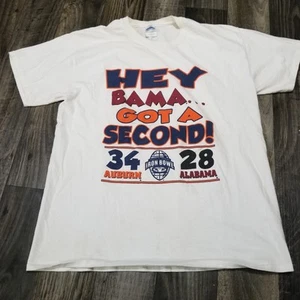 Vintage Alabama Auburn University Tigers War Eagle Vs Crimson Tide Size Large - Picture 1 of 9