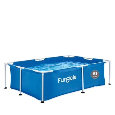 Funsicle Frame-Pool Aufstellbecken Swimmingpool rechteckig 213 x 152 x 61 cm  - Bild 1 von 2