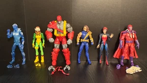 Marvel Legends AOA Colossus BAF + Ice Man, Rogue, Cyclops, Jean & Magneto Figure - Picture 1 of 7