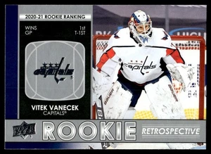 2021-22 Upper Deck Rookie Retrospective Vitek Vanecek Washington Capitals #RR-13 - Picture 1 of 2
