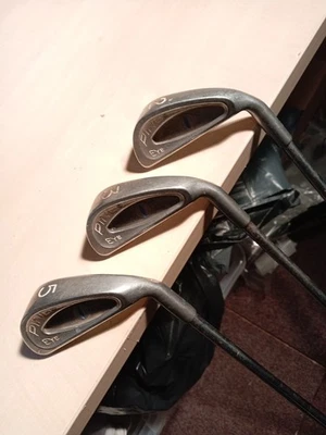 Ping Eye Cats Eye Blue Dot RH 2,3&5 Iron  Karsten Steel Shaft  - Image 1 of 4