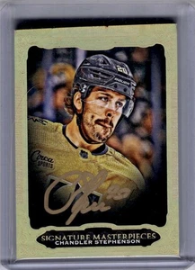 Chandler Stephenson Signature Masterpieces Gold Auto 2023-24 UD Ultimate - Picture 1 of 2