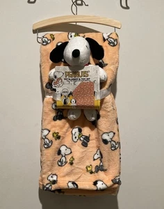 Juego de mantas y chirridos de juguete para mascotas Peanuts ~ 40” x 30” nuevo con etiquetas - Imagen 1 de 7