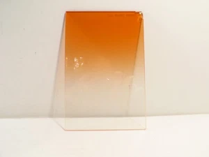 OEM Lee Filters 100 x 150mm Sunset Drange Filter (Corner Chipped), As Is - Picture 1 of 4