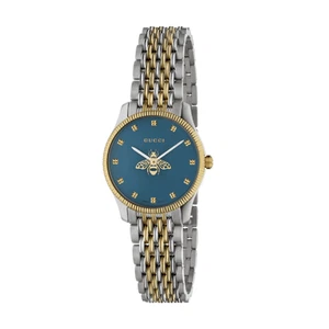 Reloj para mujer GUCCI G-Timeless YA1265029 esfera azul cuarzo 29 mm - Imagen 1 de 15