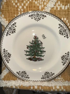 Spode Christmas Tree Gold Collection Fine Porcelain 10′′ Speiseteller, 5er Set - Bild 1 von 16