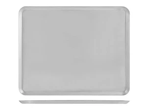 Bandeja Inox Pastelería Rectangular Cm 36x28,5 Gris Home - Imagen 1 de 3