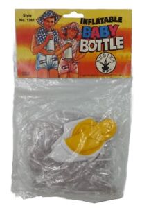 NOS Vintage Adult Baby Sissy Mikey Babies Costume Giant Inflatable Bottle Art