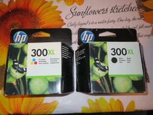 Original 2 cartouches d'encre HP 300 xl / 300xl. Tricolore et noir. !!!! - Photo 1/20
