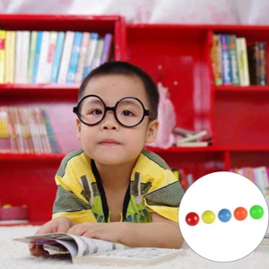 100 Pezzi Palline di Plastica Colorate Biglie Primarie per Probabilità Bambino Bambino - Foto 1 di 12