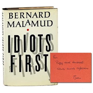 Idiots First, Bernard Malamud. First Edition, Signed Inscribed to Howard Nemerov - Imagen 1 de 7