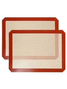 3-Pack Silicone Baking Mat Nonstick Heat Resistant Oven Mats Toaster Liner Sheet - Picture 1 of 20
