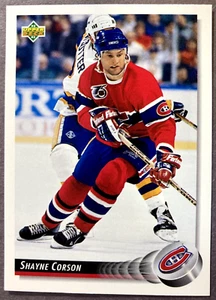 1992-93 Upper Deck #330 Shayne Corson Montreal Canadiens - Picture 1 of 1