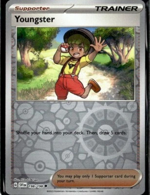 2023 SCARLET & VIOLET BASE SET  Youngster 198/198 Reverse Holo - Image 1 of 2