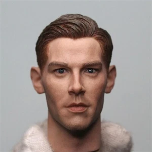 1/6 WWII Cannoneer Soldier Head Sculpt Fit 12'' DID Action Figure - Picture 1 of 5