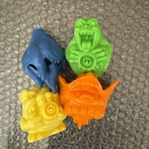 Kenner Real Ghostbusters 1988 vintage - Screaming Heroes Ghost set di 4 figurine - Foto 1 di 24
