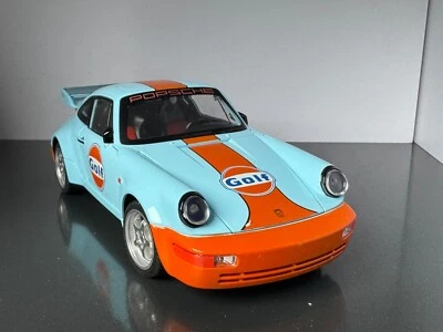 Porsche 964 GULF 1:24 Scale Diecast Luxury Model Car Toy Gift Kids Adults - Image 1 of 4