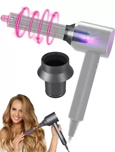 LOCINTE 2 in 1 Hairdryer Attachment for Dyson - Multifunctional Grey Accessory - Picture 1 of 7