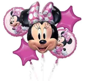 Minnie Mouse Balloons Disney Minnie Mouse Birthday Party Kids Children Decor - Picture 1 of 4