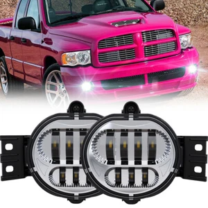 LED Fog Lights Driving Lamp For 2002-08 Dodge Ram 1500 2500 3500/2004-06 Durango - Picture 1 of 6